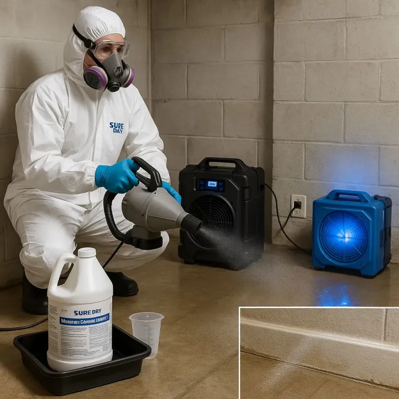 Sanitization and Odor Removal process in Follansbee, WV
