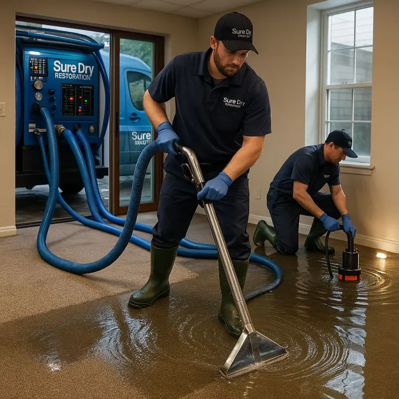 Water Extraction and Removal process in Follansbee, WV